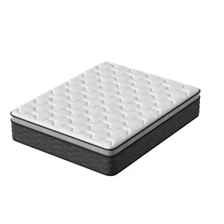 Matelas Ressorts 140x190 Cm, 30 Cm Épaisseur, Confort, 7 Zones Ergonomique