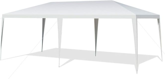 Tonnelle De Jardin 3 M X 6 M Étanche/tente De Réception/barnum Blanc