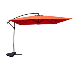Parasol Déporté Carré 3x3m Terracotta Solenzara
