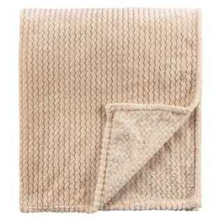 Plaid 220x240 cm ZIGGY Beige