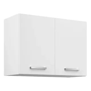 Haut 80 cm 2 portes UNO blanc mat