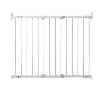 Barrière De Sécurité Bébé En Acier Blanc 108 X 4 X 75 Cm Nono