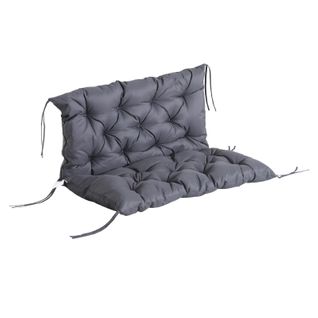 Coussin Pour Fauteuil Ou Balancelle Charlene Gris