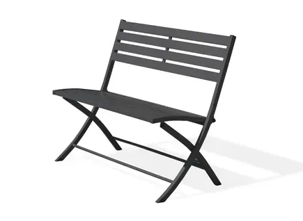 Banc De Jardin Marius En Aluminium Anthracite - Marius