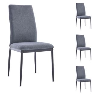 Lot de 4 Chaises ANNIE Gris