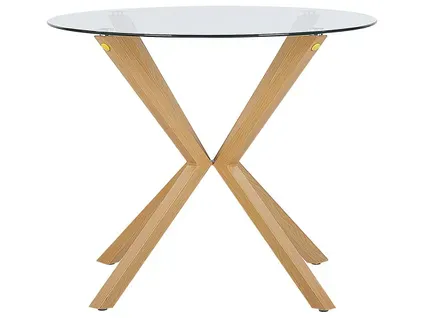 Table De Salle à Manger En Verre De Sécurité D 90 Cm Altura