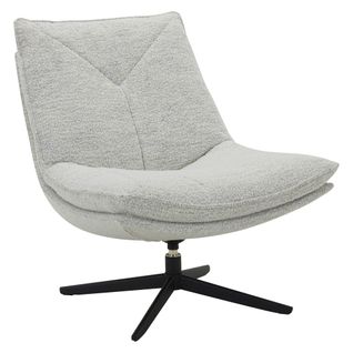 Fauteuil fixe SIRIUS tissu gris clair