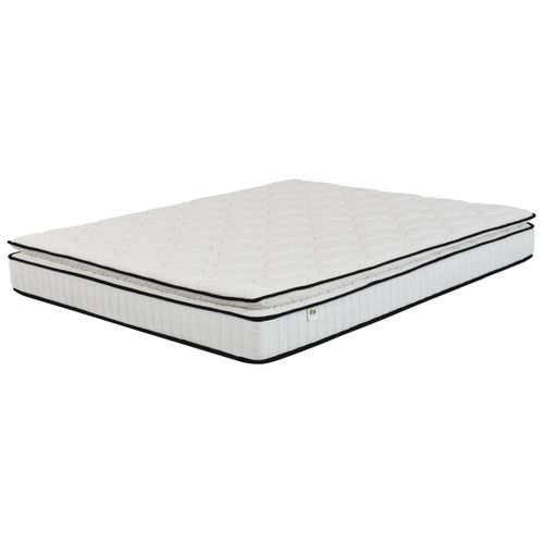 Matelas ressorts + surmatelas 160x200cm avec mémoire de forme CLEOPATRE ép.22 cm
