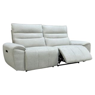 Canapé 3 places relax COME tissu grège