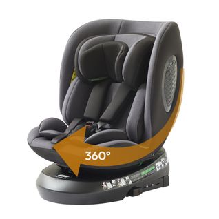 Siège Auto Bébé 0 à 36kg Isofix I-size 40-150 Cm, 360 Pivotant Reclinable Pour Bébé Et Enfant