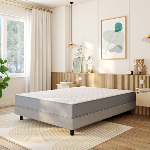 Matelas ressorts 140x190 cm avec mémoire de forme GAIA 2 ép.21 cm