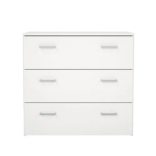 Commode 3 tiroirs SPACE blanc