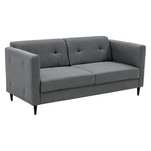 Canapé 3 places BOSTON III tissu Neve anthracite