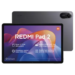 Tablette Tactile  Redmi Pad 2 11 Wifi 128 Go Gris