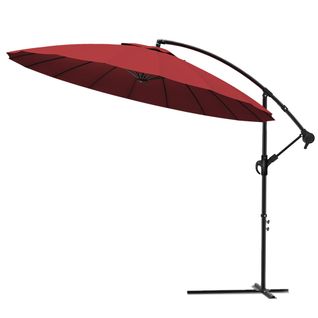Parasol Deporte 3m Shanghai Avec Housse De Protection Rouge