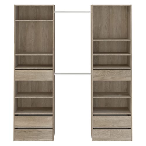 Kit dressing L. 177 cm JIMMY imitation chêne