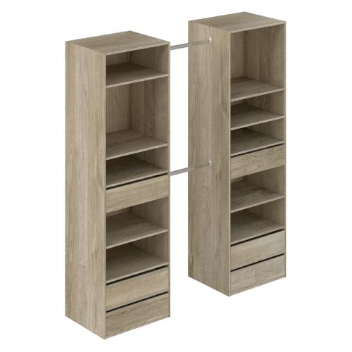 Kit dressing L. 177 cm JIMMY imitation chêne