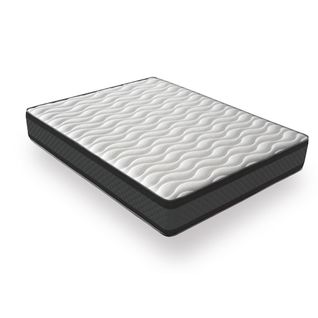 Matelas Mousse 140x200 cm ONYX - Ferme - Réversible - Côté Été/hiver - H20 Cm