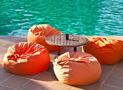 Pouf - Poire exterieur