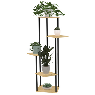 Etagère à Pots De Fleurs Porte Plante Detroit 5 Niveaux Design Industriel