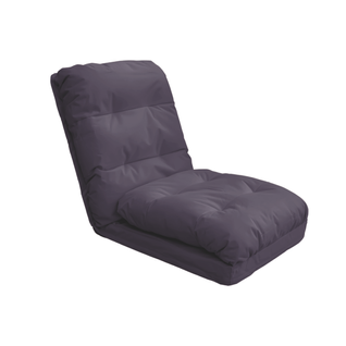 Fauteuil Convertible  Réglable à 6 Positions 70x60cm Gris Foncé